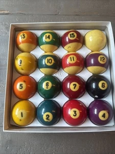 Aramith Premium Billiard Pool Ball set 2 1/4" Circle Design - Picture 1 of 7