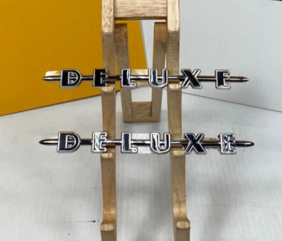 OEM Harley Davidson Softail Deluxe Front Fender Emblems badge trim - Image 1 of 4