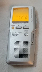 Olympus DS-4000 Handheld Digital Voice Recorder Used Tested Working NOMemoryCard - Picture 1 of 6