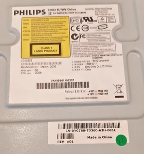 Lecteur Graveur Interne PHILIPS DVD8801/96 DVD/CD REWRITABLE DRIVE IDE 5.25 Pouces - Photo 1/3