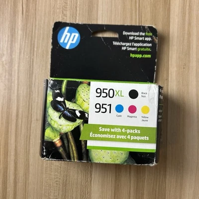 Tinta Original HP 950XL/951 C2P01FN OEM Negra Cian Magenta Amarilla Usada Exp 2/27 Foto 1 de 4