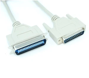 3ft Parallel to Centronics CN36 Male to DB25 Male Cable - Picture 1 of 2