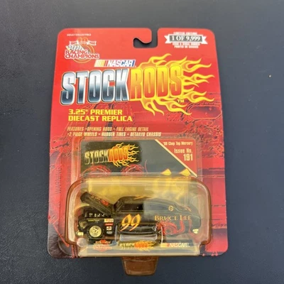 Nascar Stock Rods #99 Bruce Lee Chop Top Mercury Diecast Car Issue 191 with Card - Image 1 of 4