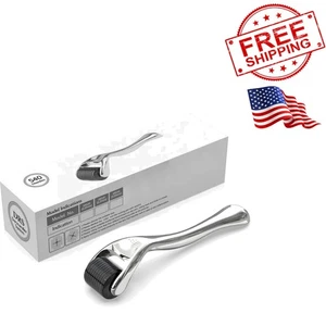 Derma Roller for Beard - 540 Titanium Microneedling Roller for Face Body - wi... - Picture 1 of 7