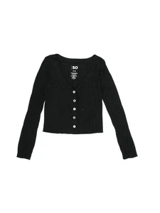 SO Girls Black Cardigan 8 - Picture 1 of 2