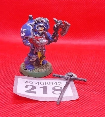 Warhammer 40k Space Marine Metal Terminator Librarian Games Workshop OOP 1994 - Image 1 of 4