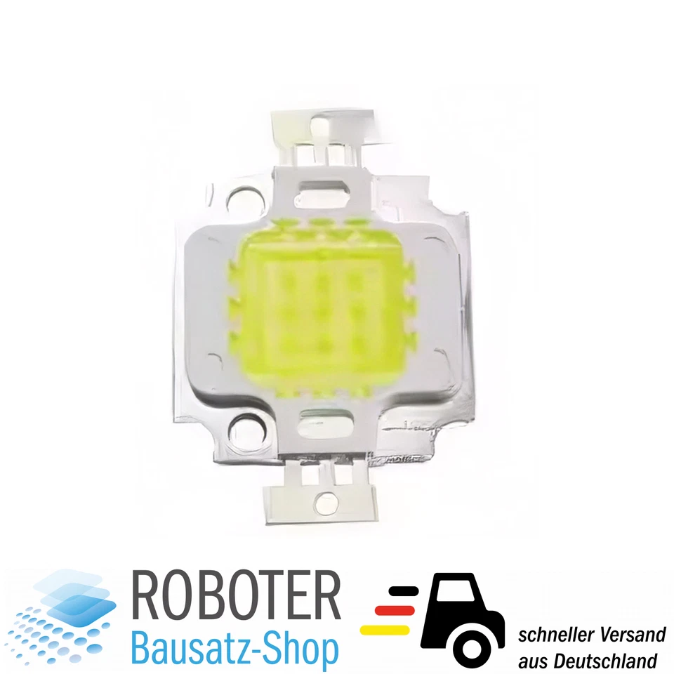 MAKERMIND 10W COB High Power LED Chip Kaltweiß 9–12V DC