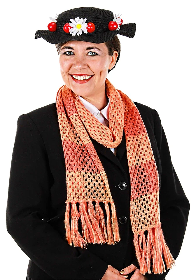 Disney Mary Poppins Classic Black Hat and Scarf Set - Image 1 of 1