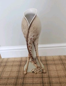 FRANZ Porcelain "Endless Beauty" Mother & Baby Giraffe 15" Signed Vase - Picture 1 of 17