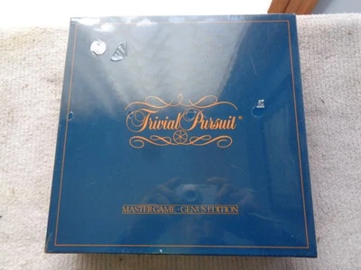 TRIVIAL PURSUIT MASTER GAME GENUS EDITION 1981 # 7 Sealed Box - Image 1 of 3