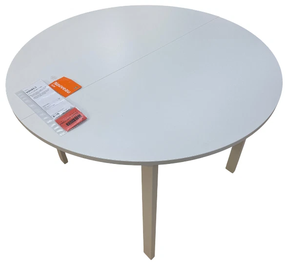 Nueva Mesa Redonda IKEA VIHALS Blanca 107 cm (42 1/8") 495.899.70 Foto 1 de 1