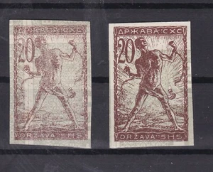 ESLOVENIA, 20 vin bonitas pruebas en papel moneda con bisagras - Imagen 1 de 2