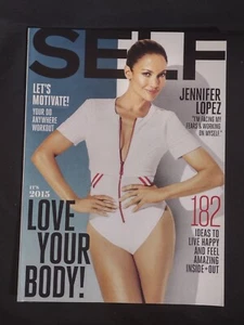 Self Magazine January 2015 Sexy Jennifer Lopez Cover + Love Your Body - Picture 1 of 1
