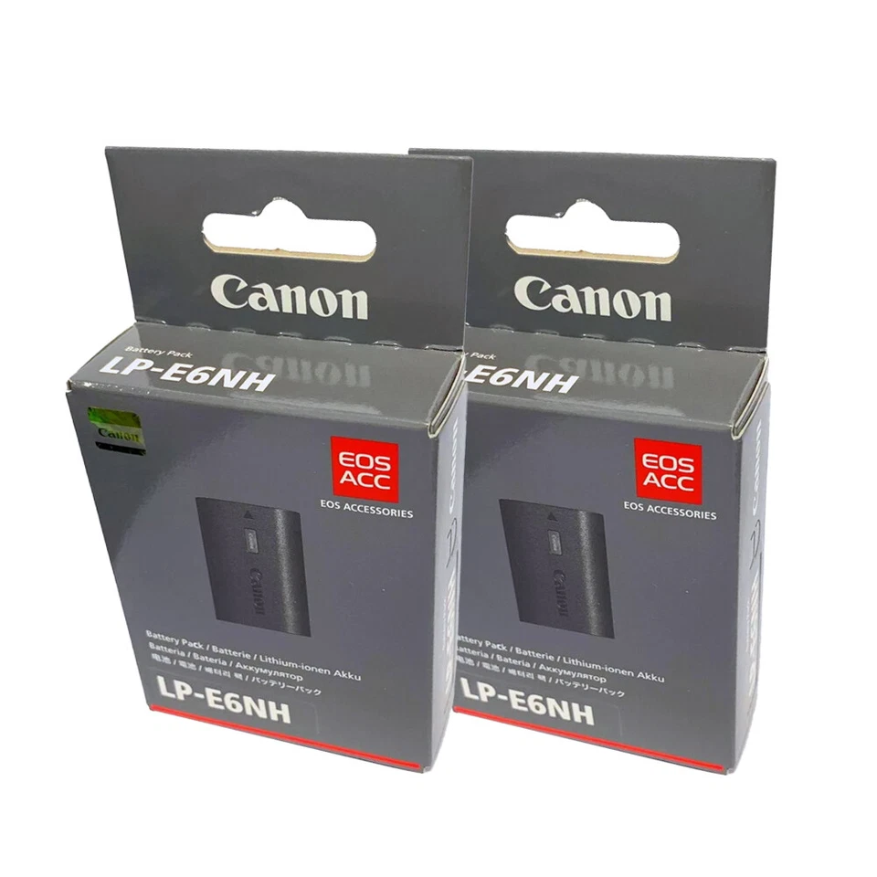Canon LP-E6NH Lithium-Ion 7.2V, 2130mAh OEM Battery (2-PACK) 4132C002 - Image 1 of 1
