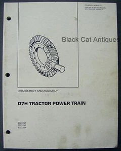 1986 Caterpillar D7H Tractor Power Train Service Manual 251 Pgs Form #SENR4176 - Bild 1 von 12
