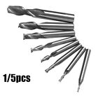 Flute End Mill Cutter Milling Cutters Woodworking Drill Bits CNC Straight Shank