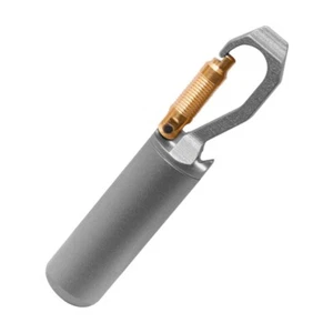 EDC Multi Tools Titanium Waterproof Pill Case Holder Organizer Container Pry Bar - Picture 1 of 8