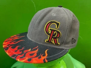 MLB Colorado Rockies New Era 59FIFTY Cap-Hat Size 7 Flames! - Picture 1 of 7