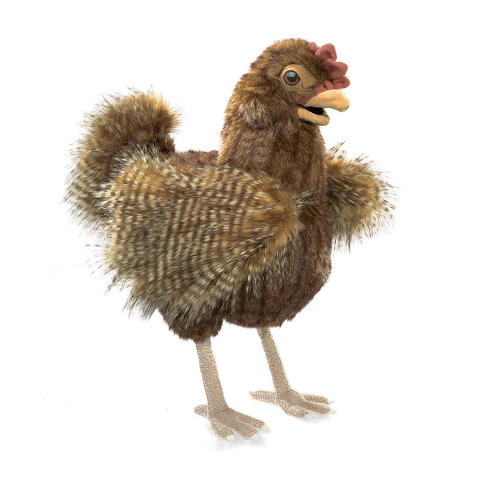 Plush Soft Toy Folkmanis 3094 Hen Full Body Hand Puppet