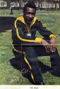 PELE Signed 'Brazil' Photograph - Football Player / Legend - preprint - Picture 1 of 1