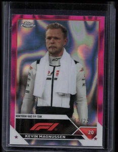 2023 Topps Chrome F1 Kevin Magnussen Pink Lava Refractor /250 HAAS #50 - Picture 1 of 2