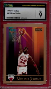 1990 Skybox #41 Michael Jordan HOF'er CSG 9 Mint $$$$ (GOAT) - Picture 1 of 2