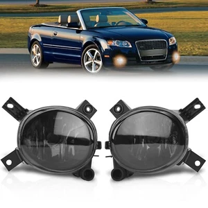 Fog Lights Compatible With 2005-2013 Audi A3 A4 Quattro S4 Selected Models Smoke - Picture 1 of 7