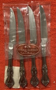 Reed & Barton MARLBOROUGH Steak Knives Heritage Mint Stainless Set Of 4 - Picture 1 of 5