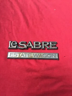 1980 Buick LeSabre Estate Wagon Fender Emblems (808) - Image 1 of 4