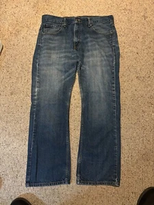 Vintage Levis 529 Jeans Men's 36x30 Blue Stone Wash Faded Denim - Picture 1 of 3