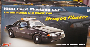 1988 FORD MUSTANG SSP 5.0 US AIR FORCE U2 CHASE CAR DRAGON CHASER 1/18 GMP NEW