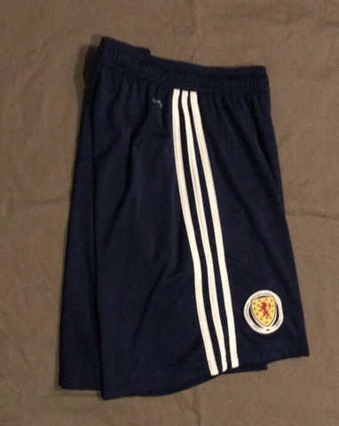 Scotland Football Shorts 2017 Adidas Men’s Size Medium FIFA Soccer Cover