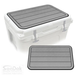 SeaDek Cooler Pad Top fits YETI Tundra - Marine EVA Mat Non Slip - Teak - SG/B - Picture 1 of 9
