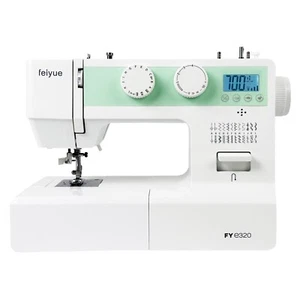 Máquina de coser Feiyue FYe320 - Potente motor 100W - 24 puntadas - Blanco/Verde - Imagen 1 de 17