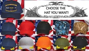 AVIATION BOATSWAINS MATE ABH SOMBRERO PARCHE GORRA EE. UU. NAVY CLASIFICACIÓN VETERANO REGALO WOW - Imagen 1 de 33