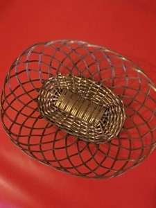 10in Copper Wire Basket. SKU-45 - Picture 1 of 3
