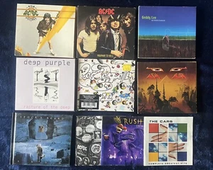 Rock CD HÜLLE NUR BÜNDEL AC/DC, Asia Aura, Led Zeppelin, Deep Purple **KEINE CDS** - Bild 1 von 9
