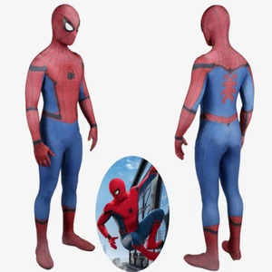 Spider man Costume Homecoming Peter Parker Cosplay Costume Suit Mask - Picture 1 of 8