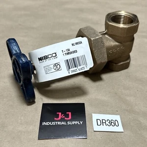 NEW NO BOX - NIBCO NL1M00A T-134 1” Threaded Bronze Gate Valve || WARRANTY 🇺🇸 - Picture 1 of 5