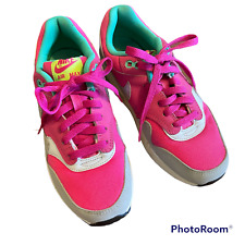 Nike Air Max 1 GS Pink Metallic/Mint Size 5Y 