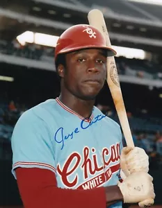 Jorge Orta Chicago White Sox SIGNED 8x10 PHOTO AUTOGRAPHED RARE 1985 Royals - Picture 1 of 7