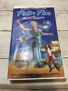 Peter Pan 1960 with Mary Martin 30th Anniversary Collector's Edition VHS 1989 - Picture 1 of 3