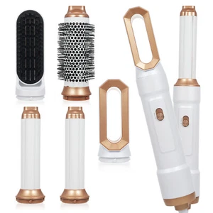 5-in-1 Hot Comb Home Use Straight Hair Curly Hair Blow Dryer Comb R0Z7 - Picture 1 of 8