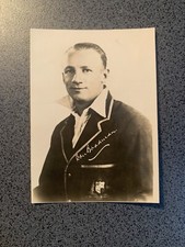 MEGA RARE c1948 DON BRADMAN PHOTO CARD: ANONYMOUS w FACSIMILE SIGNATURE