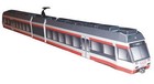 Regionalbahn U-Bahn Deutschland! Kartonmodell! Bausatz! Bastelbogen!