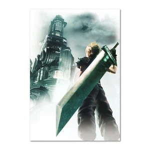 Póster de Final Fantasy 7 Remake - Cloud Strife Key Art - Impresiones de alta calidad - Imagen 1 de 6