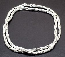 925 Sterling Silver Beautiful Handmade Jewelry Unique Chain Necklace Size-16-30"