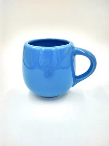 Coffee Mug Chef Bordean Blue Turquoise Vintage Mod Signed - Picture 1 of 3