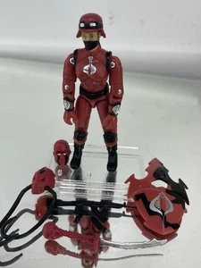 Ladyjaye Black Major GI Joe 3,75” junta tórica hembra cobra soldado carmesí con escudo - Imagen 1 de 11