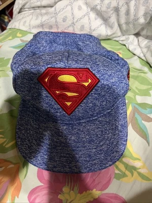 Gorra de béisbol azul con logotipo de Superman juvenil gorra ajustable snapback DC Berkshire Foto 1 de 4